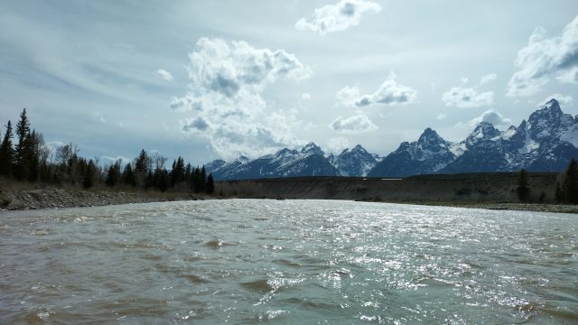 Grand Tetons from Snake River