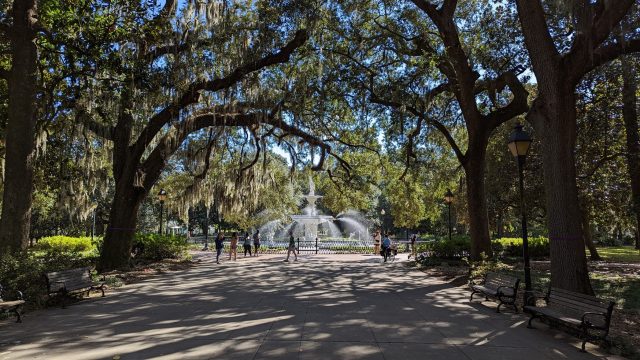 The fountain in Forsyth Park