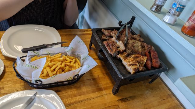 Port Chop's piri-piri mixed grill